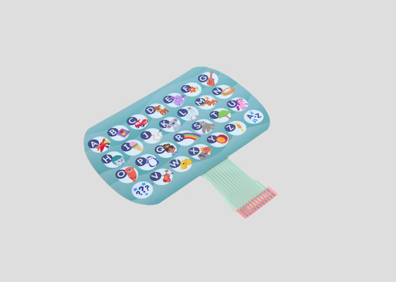 Waterproof Touch Keyboard Membrane Switches Graphic Overlays Moisture Proof