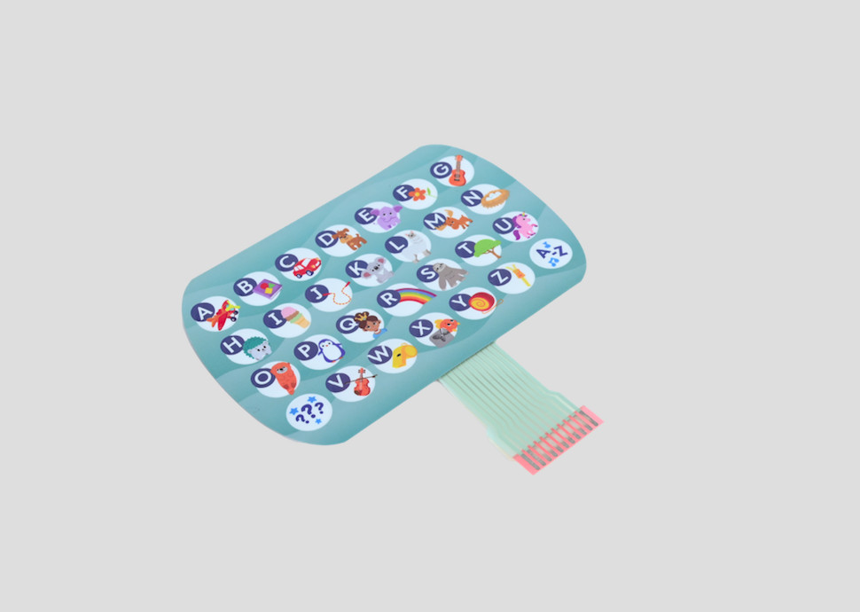 Waterproof Touch Keyboard Membrane Switches Graphic Overlays Moisture Proof