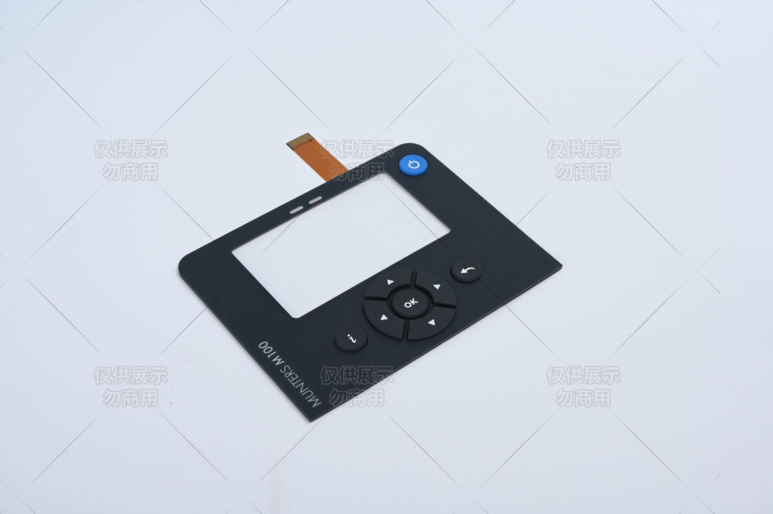Membrane Switch Rubber Membrane Switch with Yellow Led Colors and Certified ISO9001 ROHS SGS Providing Control Solutions