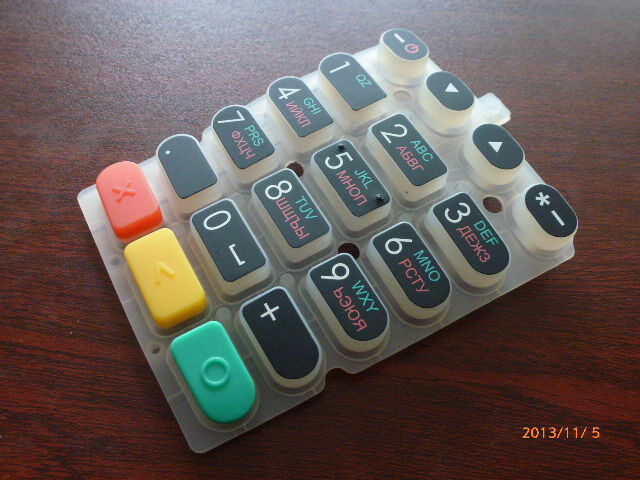 Silicone Rubber Kitchenware Molding Sheet Wire Band Keypad