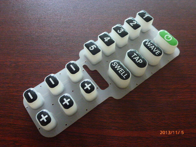 Silicone Rubber Kitchenware Molding Sheet Wire Band Keypad