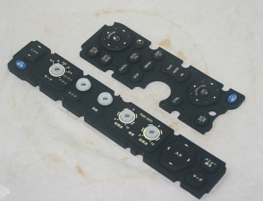 Abrasion Wear Remote Control Silicone Product Rubber Part Keypad