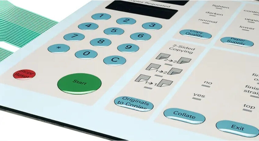 Advanced, Reliable and Exquisite Design Crystal Epoxy Dome Membrane Switches