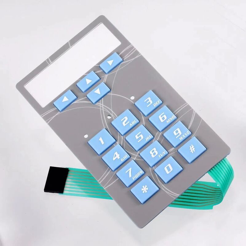 Customized Conductive Silicone Buttons with Silk Screen Printing Circuit Membrane Switches