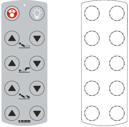 Embossed Waterproof Membrane Switch And Panel Silk Screen Printing Overlay